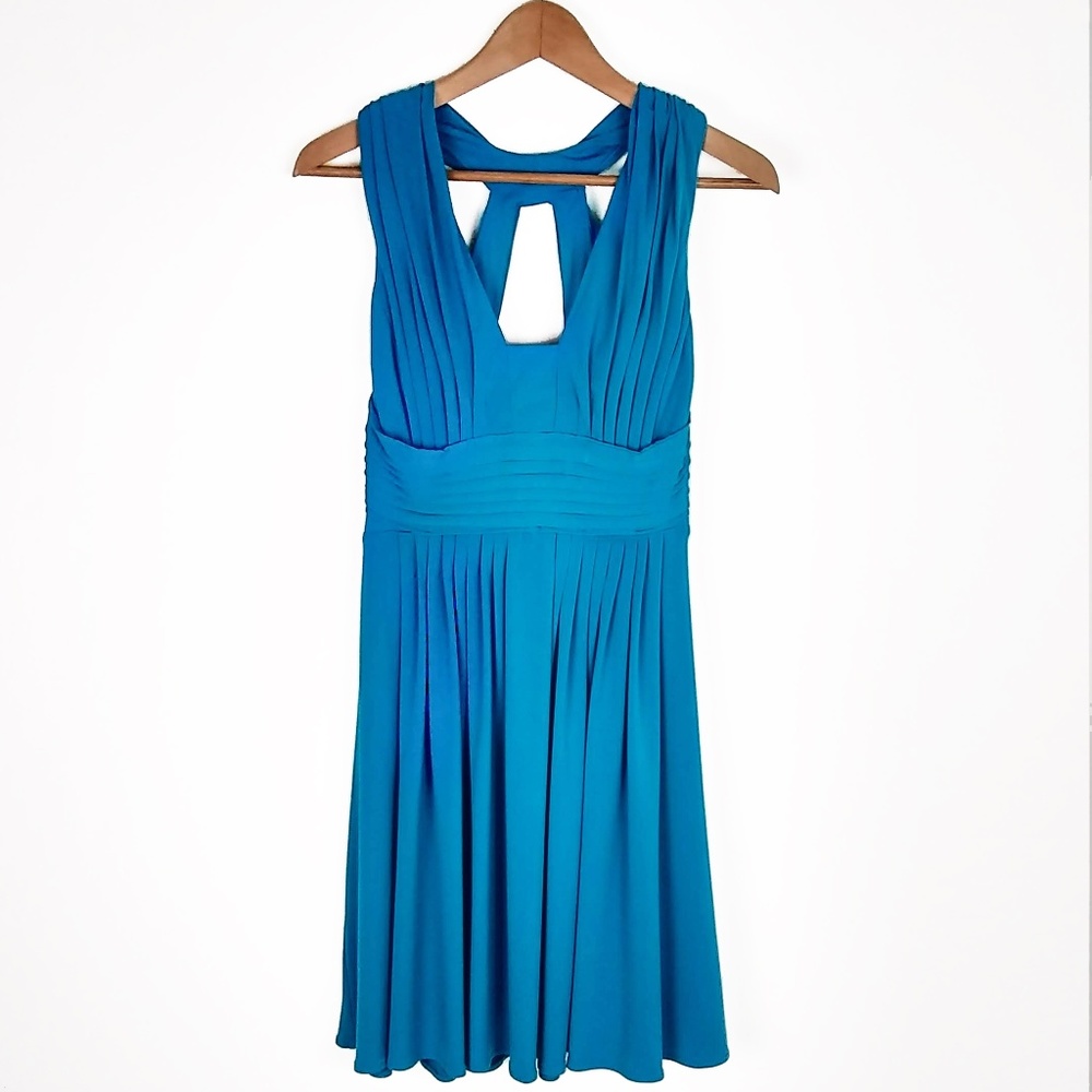NWT Boston Proper | Blue Criss-Cross Back Dress 6